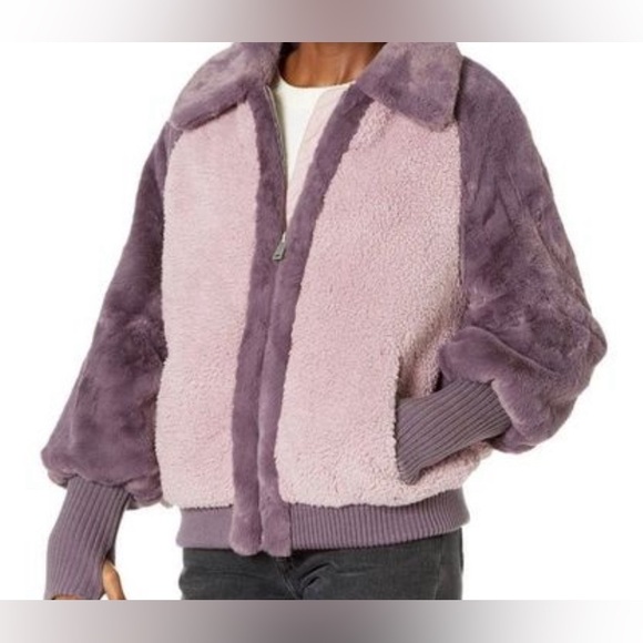 Ugg Augusta Sherpa Baseball Jacket - Picture 1 of 5